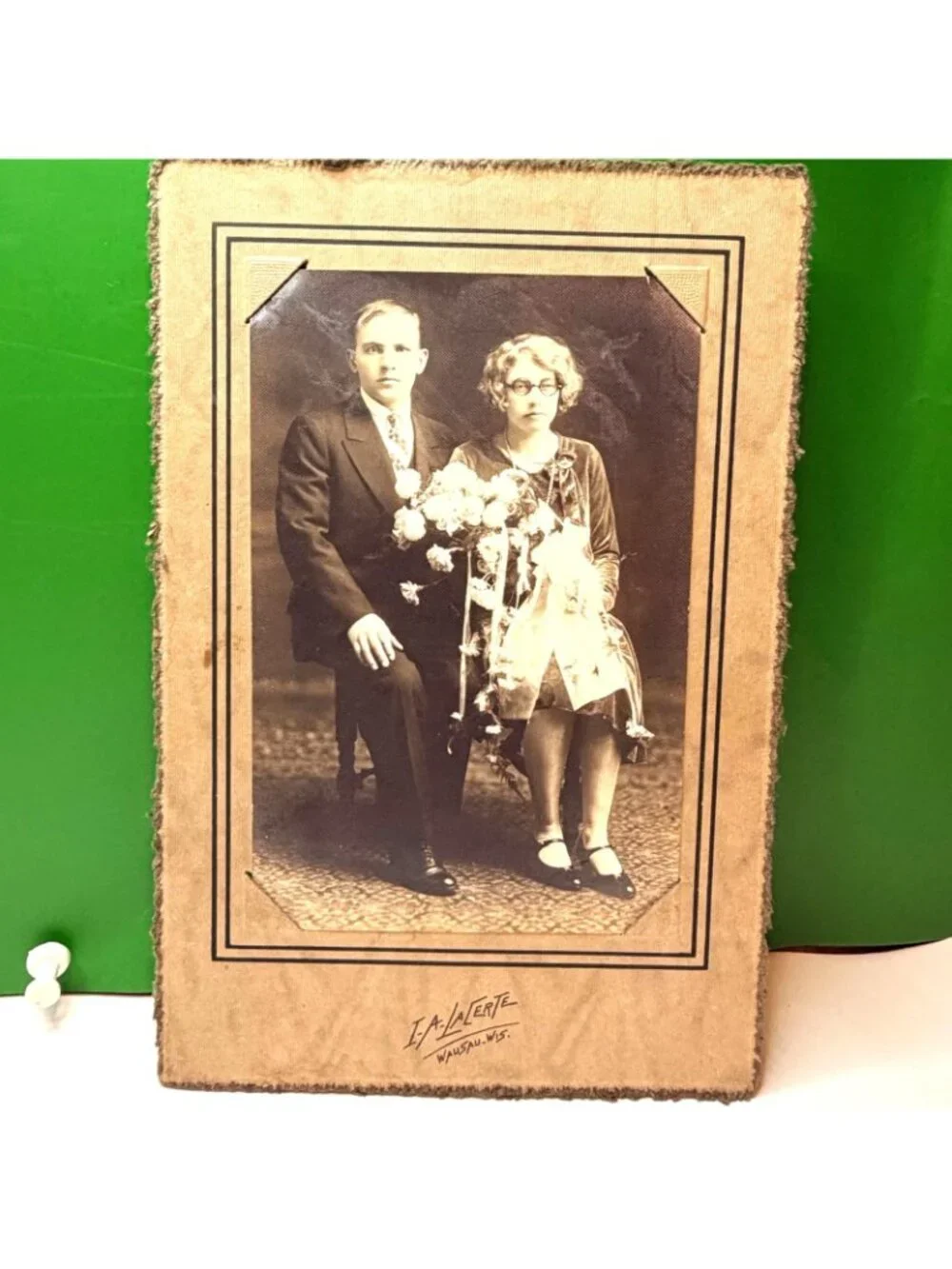 Antique Cabinet Card Photos Lot Wausau WI Lemke Studio Vintage Family Portraits